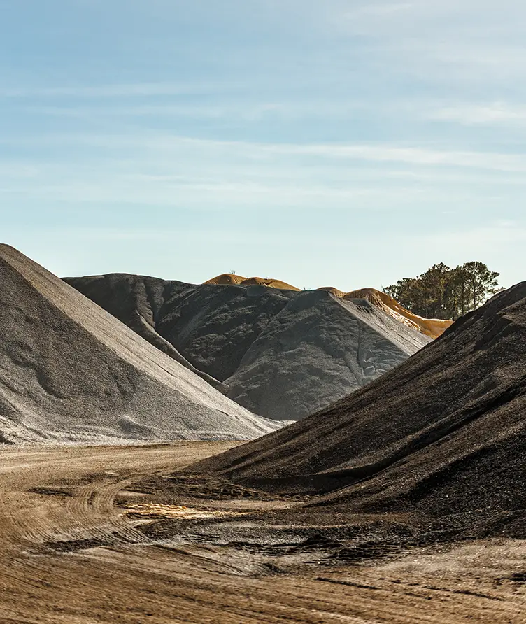 Aggregate Material Stockpiles